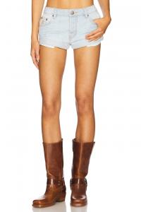 Джинсовые шорты с низкой талией Bandits One Teaspoon, cyber blue