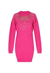 Faina Вязаное платье в цвете фуксия