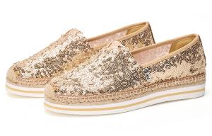 Эспадрильи женские Joy&Mario, цвет Champagne