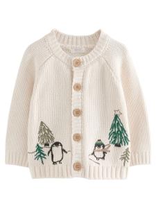Вязаный кардиган Next, кремовый