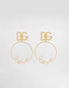 Клипсы «love» с логотипом DG DOLCE & GABBANA, золотой