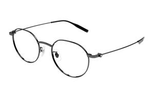 Оправы для очков MONTBLANC нестандартной формы из пластика и металла унисекс черные