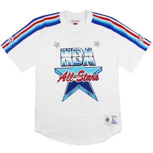 Мужская футболка Mitchell & ness nba с сеткой All Star Mitchell And Ness, белый