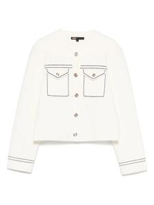 Кардиган с контрастной строчкой Maje, нейтральный