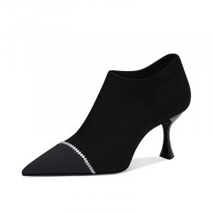 Ботильоны на каблуке 6,5 см женские JESSICA SOPHIA, молочный чай