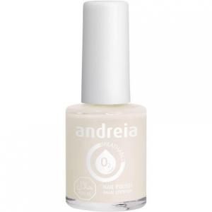 Халяльный дышащий лак для ногтей, водопроницаемый, веганский и не тестируемый на животных, цвет B22, молочно-белый, 10,5 мл, Andreia
