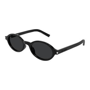 SAINT LAURENT Солнцезащитные очки овальной формы Eyewear Oval Frame, Black