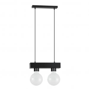 Подвесной светильник Lumicom, 10x20x7,5 см, черный