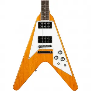 Электрогитара Gibson Flying V 70-х годов, антикварная, натуральная
