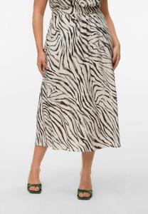 Юбка А-силуэта VMCDORA Vero Moda Curve, кремовый