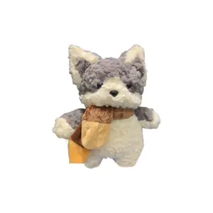 Шарф для короткошерстных такс кукла плюшевая кукла высота 35см KUMAOYA, серый