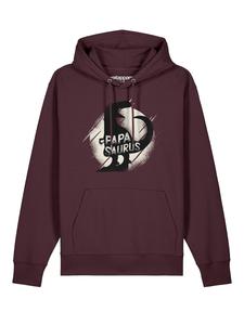 Толстовка Watapparel Papasaurus, темно-красный