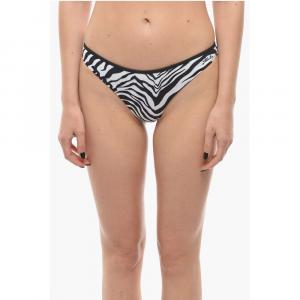 Плавки бикини с анималистичным узором Karl Lagerfeld, Black and White