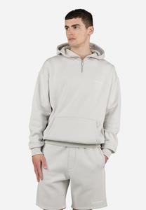 Толстовка LOGO OVERSIZED HALFZIP HOODIE con cappuccio Pegador, светло-серый