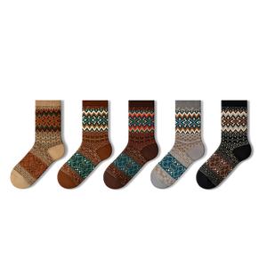 Носки унисекс, 4 пары Primeet, Ethnic Style Group G (5 Pack)