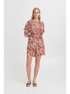 Комбинезон IHYARDEEN свободного кроя из обожженного кирпича с изображением животных ICHI