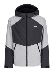 JACK & JONES Куртка межсезонная 'JCOCLUB' в цвете Graphite, Light Grey