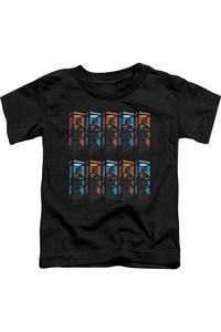 Футболка с коротким рукавом Superman Super Booths для малышей Gildan, черный