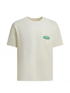 Футболка с логотипом на нагрудном кармане Patagonia, бежевый