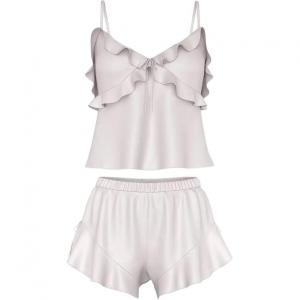 Пижамный комплект для женщин Victoria's Secret, серо-розовый