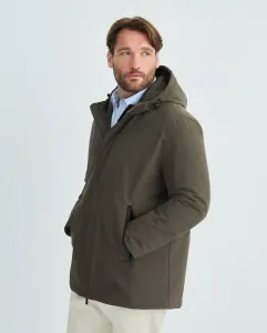 Длинная парка comfortech с фиксированным капюшоном для мужчин Dustin, зеленый