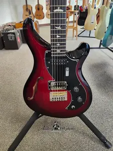 Новая гитара 2025 PRS Paul Reed Smith S2 Vela Semi-Hollow - Scarlet Sunburst с премиальным чехлом PRS