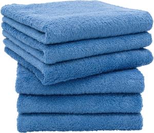 Полотенце Zollner, 50x100 см, темно-синий