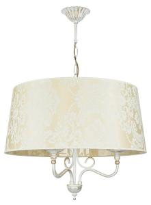 Подвесной светильник Licht-Erlebnisse GANARA, бежевый - оранжевый - металл - текстиль - 56 x 70 x 56 см