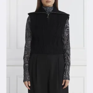 Жилет стандартного кроя Patrizia Pepe, черный