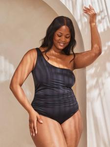 Асимметричный купальник Curve Live Unlimited, Black