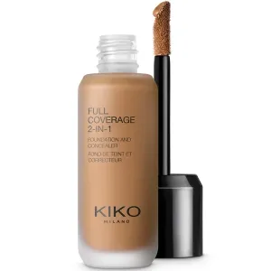 Тональный крем и консилер полного покрытия 2-в-1 Kiko Milano, 25 мл., цвет 120 warm beige