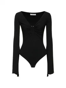 Боди с длинными рукавами Michael Kors, черный