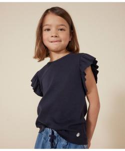 Хлопковая футболка с коротким рукавом