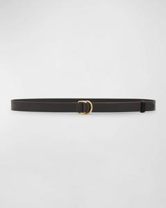 Двусторонний ремень из телячьей кожи Il Bisonte, цвет Black
