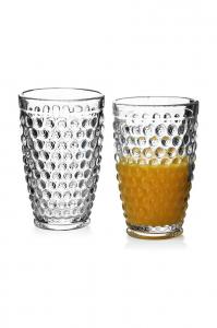 Набор стаканов Affek Design Elise Dots 380 мл, 6 шт, прозрачный