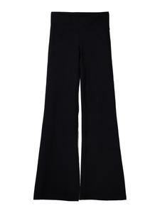 Расклешенные брюки Bershka, черный