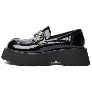 JOSINY Лоферы женские, черно-коричневые