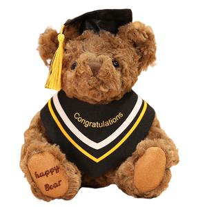 Плюшевый мишка Doctor Bear, плюшевая кукла для выпускного сезона, высота 20 см DUOMIAOYOU