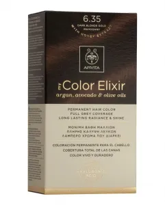 Постоянное окрашивание My Color Elixir Apivita, N6.35 Rubio Oscuro Dorado Caoba