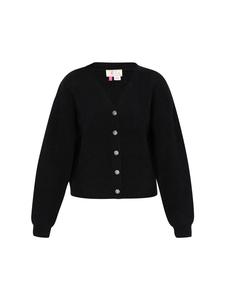 Женский кардиган черного цвета IZIA