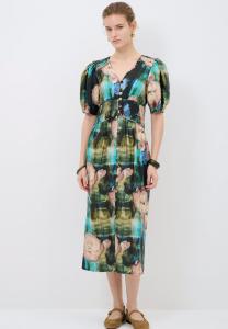 Платье-рубашка PATTERNED adL, темно-синий