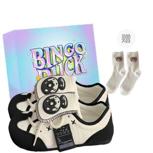 BINGO DUCK Женские противоскользящие скейтерские кеды низкие экрю, цвет Ecru