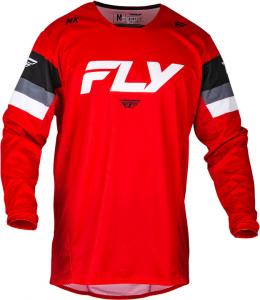 Мотокроссовая майка FLY Racing kinetic prix 2024, Red/White