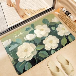 Dajiang Ковер 40х60 см для ванной комнаты, впитывающий, антигрязевой, набор 2 шт, Spring Story