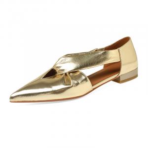Повседневные однобортные туфли женские Echo&yolo, Gold
