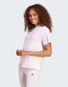 Футболка performance Essentials с тремя полосками Adidas Performance, розовый/белый
