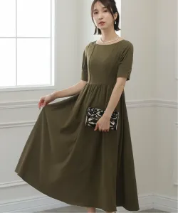 Платье с кантом, свадебное платье, вечернее платье, платье для приглашения, платье для особого случая, платье для встречи выпускников Pourvous, цвет Khaki