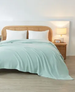 Одеяло из египетского хлопка, размер King Melange Home, зеленый