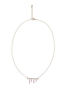 Faina Женская цепочка-колье из розового золота