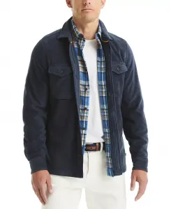 Мужская флисовая рубашка на пуговицах Nautica, синий